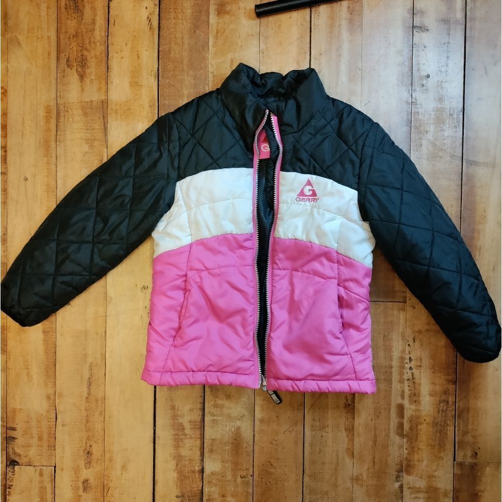 Gerry jacket girls size 6 jacket pink black white winter coat ski jacket Snow